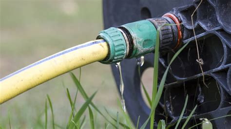 why does my hose connection leak|How do I fix a leaking connector between my garden。